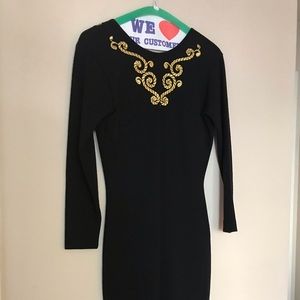 Andrea Jovino black cocktail dress